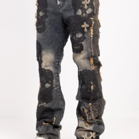Scared skull vintage jean